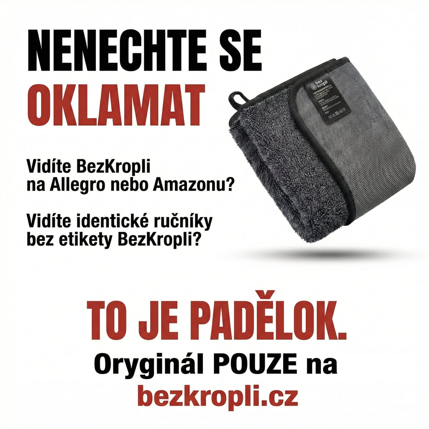 Ručník do koupelny BezKropli